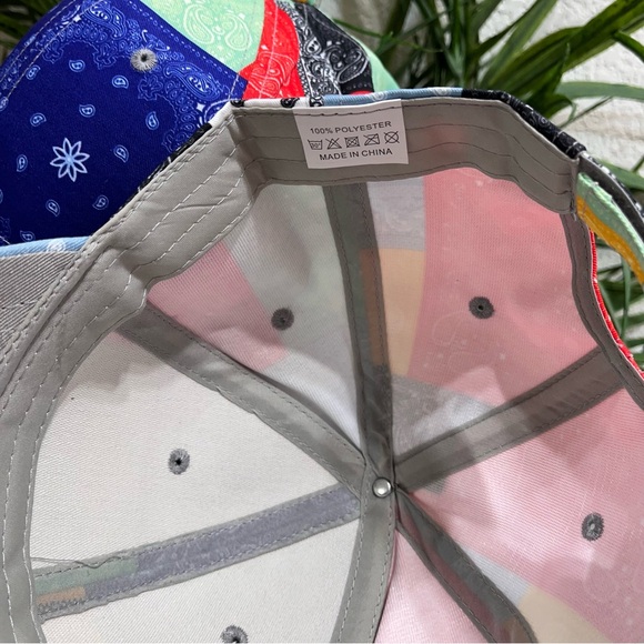 🧢NWOT🧢 Soft Comfortable Bandana Adjustable Velcro Baseball Style Cap - Picture 10 of 11